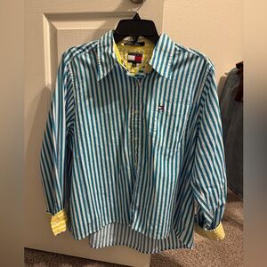 Vintage Tommy Hilfiger striped button down